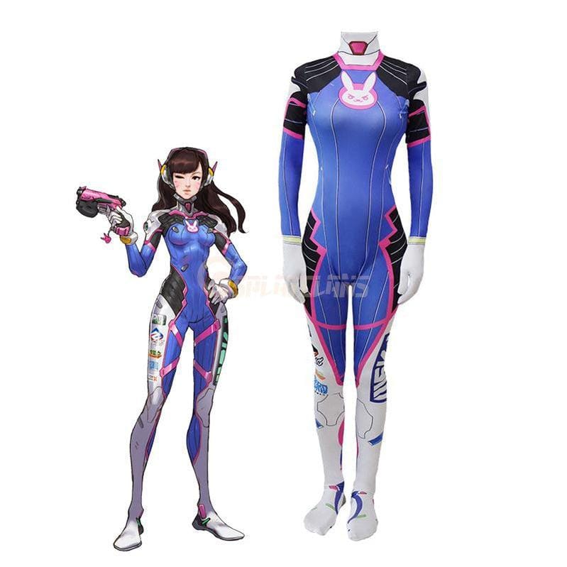 game overwatch d va hana song suit leotard cosplay costumes