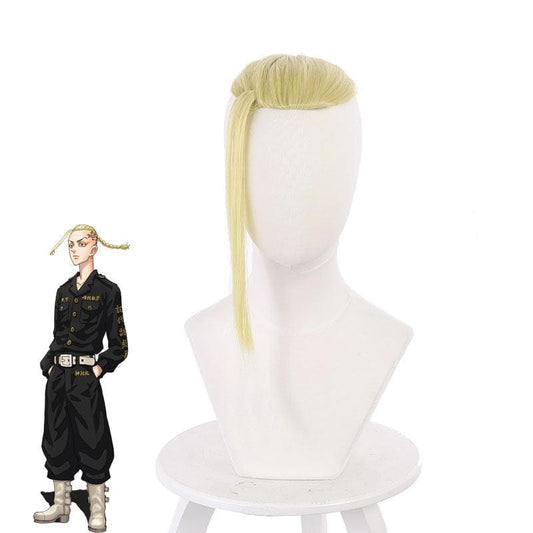 anime tokyo revengers ken ryuguji blonde cosplay wigs