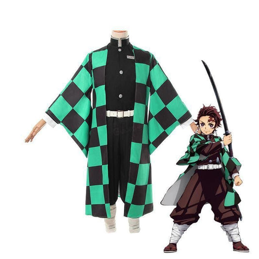 anime demon slayer kimetsu no yaiba tanjirou kamado kimono cosplay costumes