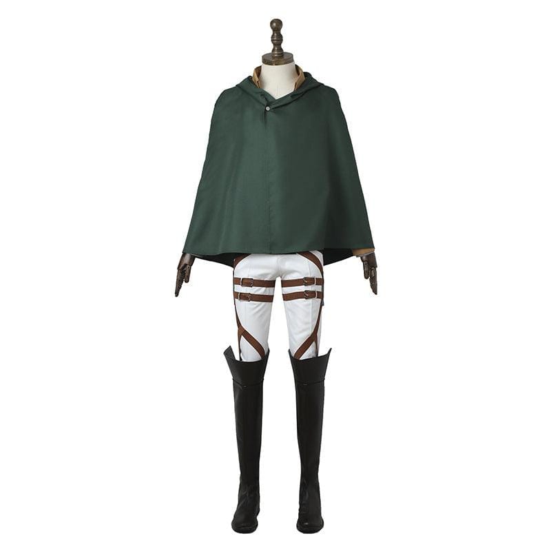 anime attack on titan eren jaeger the wings of freedom survey corps uniform set cosplay costume