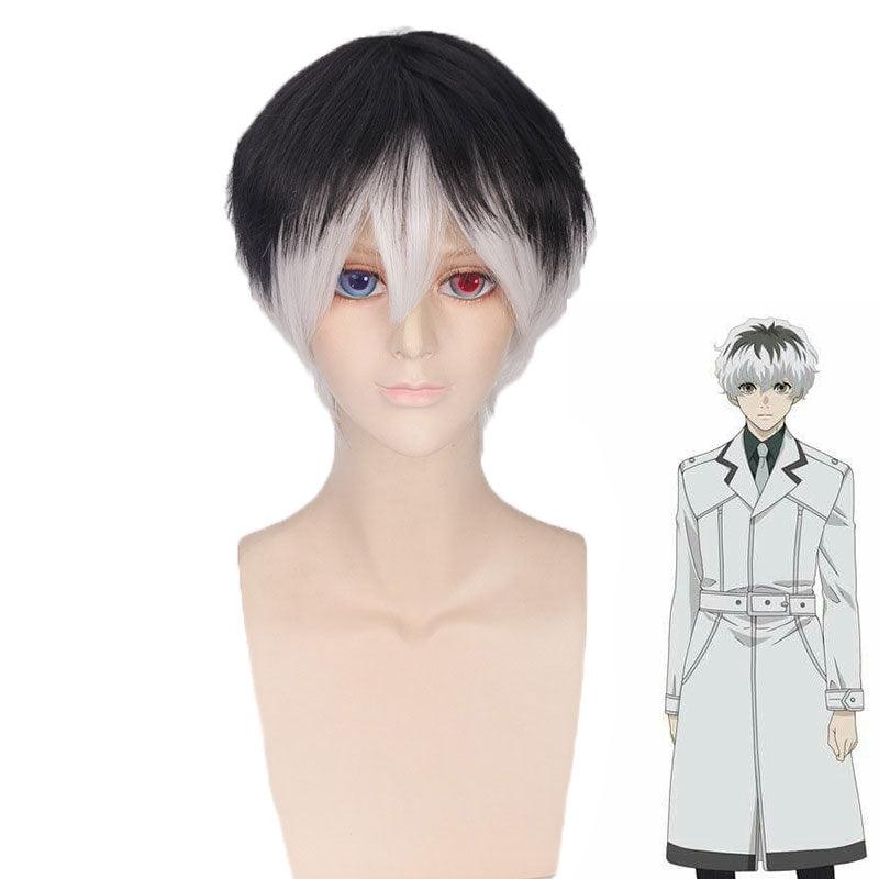 anime tokyo ghoul haise sasaki short cosplay wigs