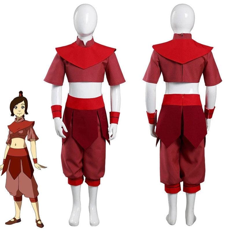 anime avatar the last airbender ty lee outfit cosplay costumes