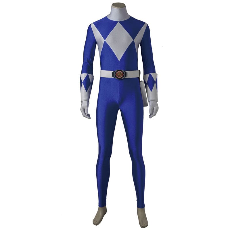 mighty morphin power rangers billy cranston blue ranger cosplay costumes