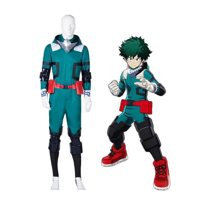 anime my hero academia midoriya izuku combat suit cosplay costume