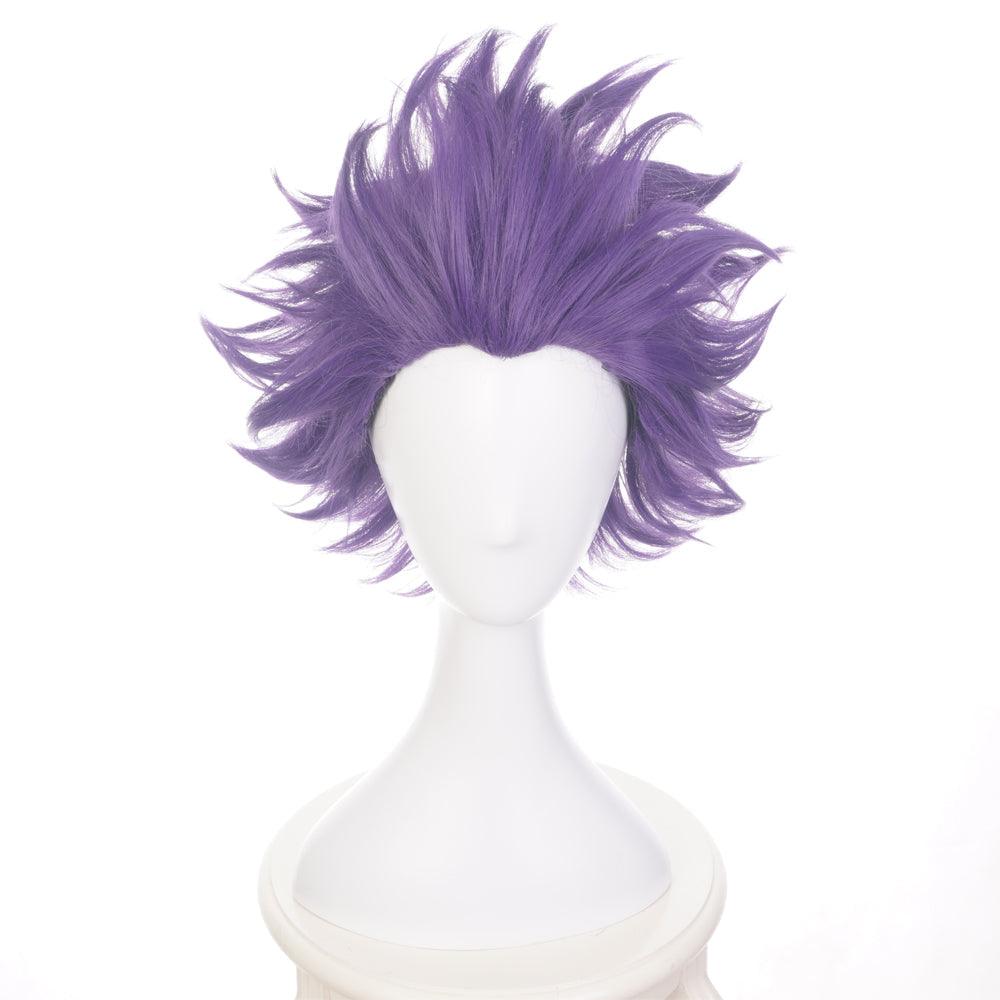 anime my hero academia shinso hitoshi purple short cosplay wig qx22