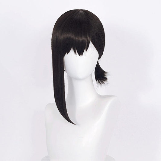 anime chainsaw man higashiyama kobeni black short cosplay wig 509f