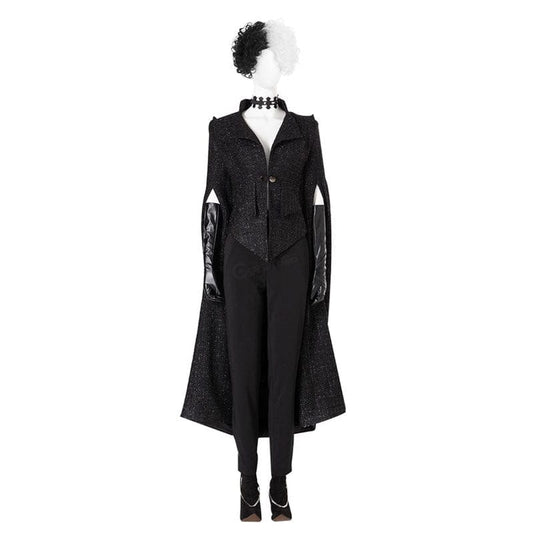 movie cruella cruella de vil b fullsuit cosplay costumes