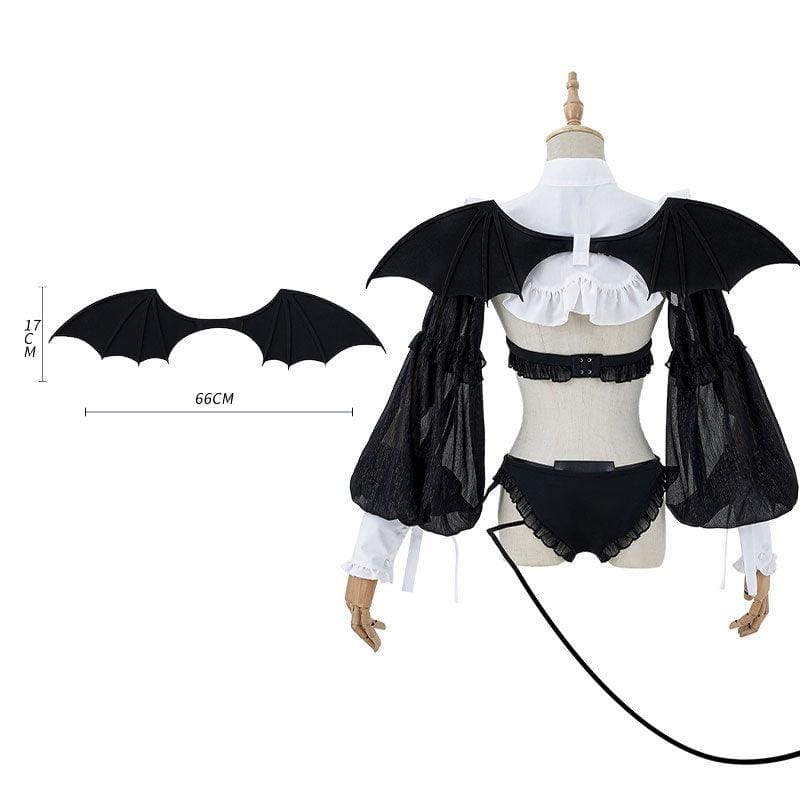 anime my dress up darling marin kitagawa little devil black wings cosplay props