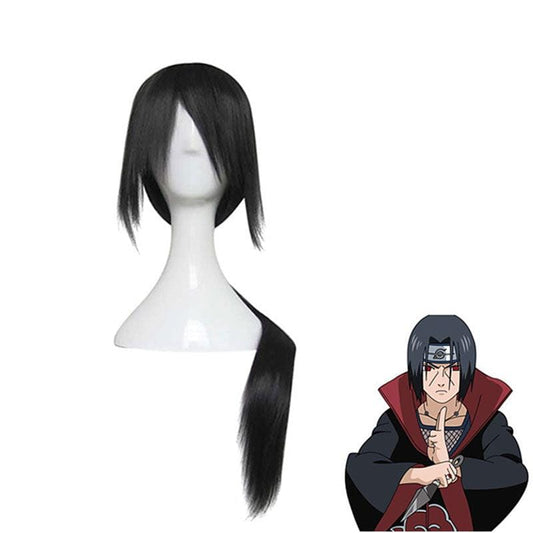 Anime Naruto Uchiha Itachi Black Long Cosplay Wigs