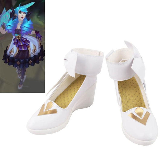 Game LOL League of Legends Gwen Cosplay Shoes