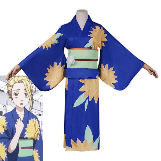 anime tokyo revengers emma sano kimono fullset cosplay costumes