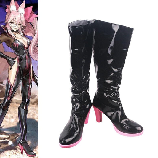 game fgo fate grand order koyanskaya of light tamamo no mae bunny girl cosplay boots shoes