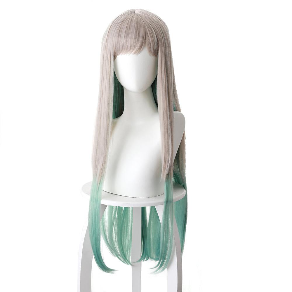 anime toilet bound hanako kun yashiro nene gray and green cosplay wig 497a