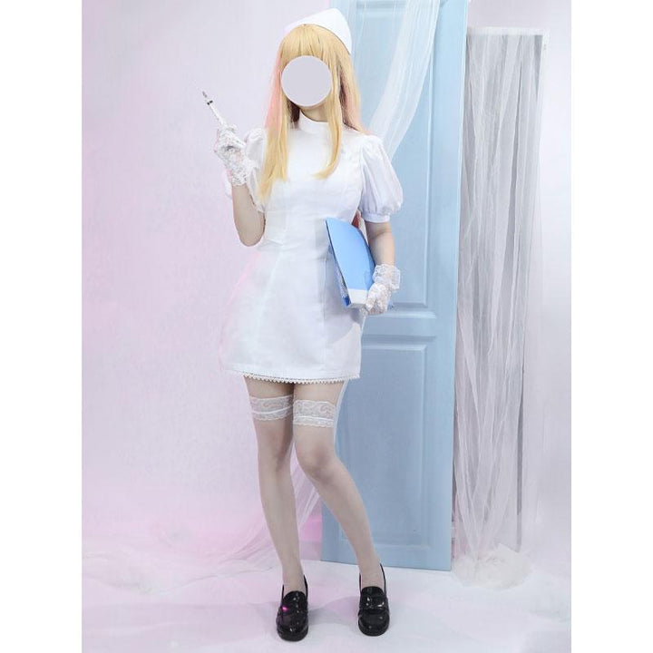 anime my dress up darling marin kitagawa white nurse uniform cosplay costumes