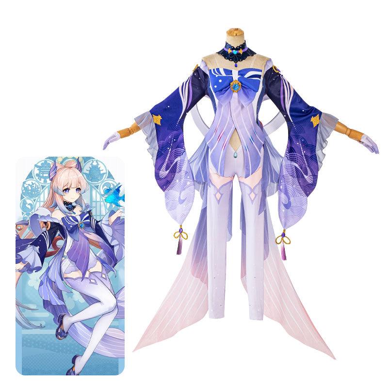 game genshin impact sangonomiya kokomi halloween cosplay costumes