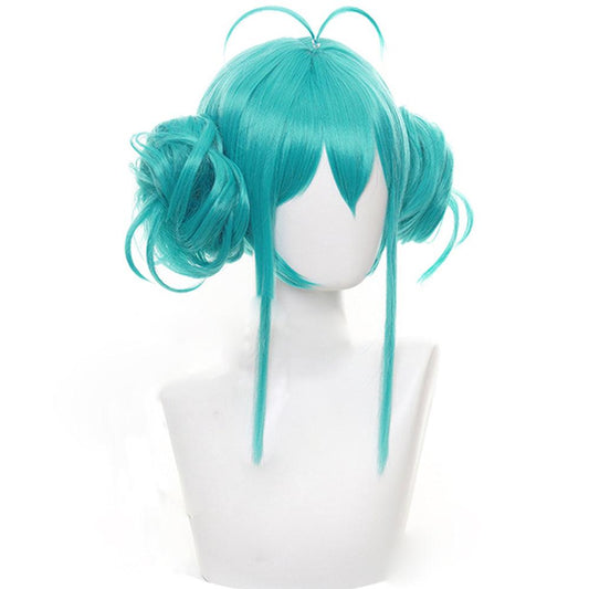 hatsune v miku bunny girl light green short cosplay wig qx01
