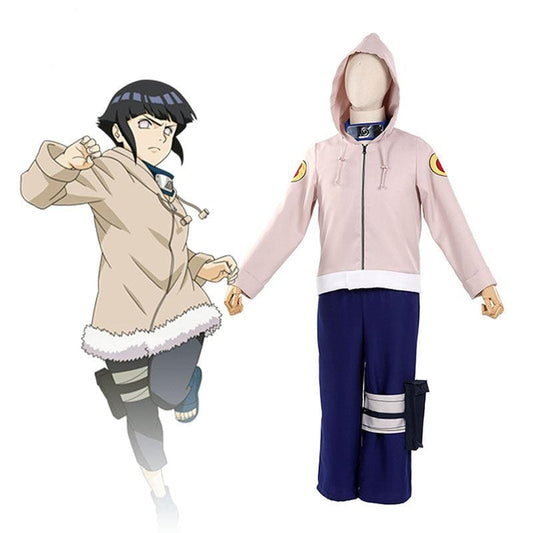 anime naruto hyuuga hinata shippuden ninja set cosplay costume