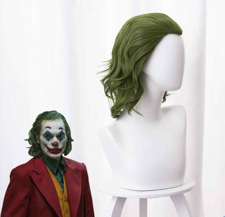 movie joker cosplay wig joaquin phoenix green synthetic hair 405j