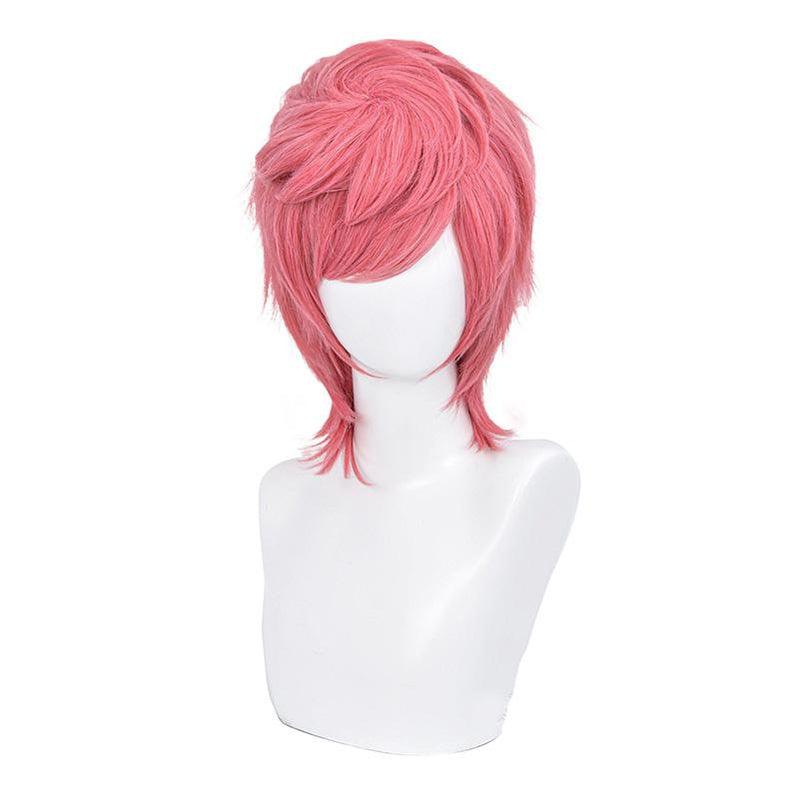 anime jojos bizarre adventure golden wind trish una long pink cosplay wigs