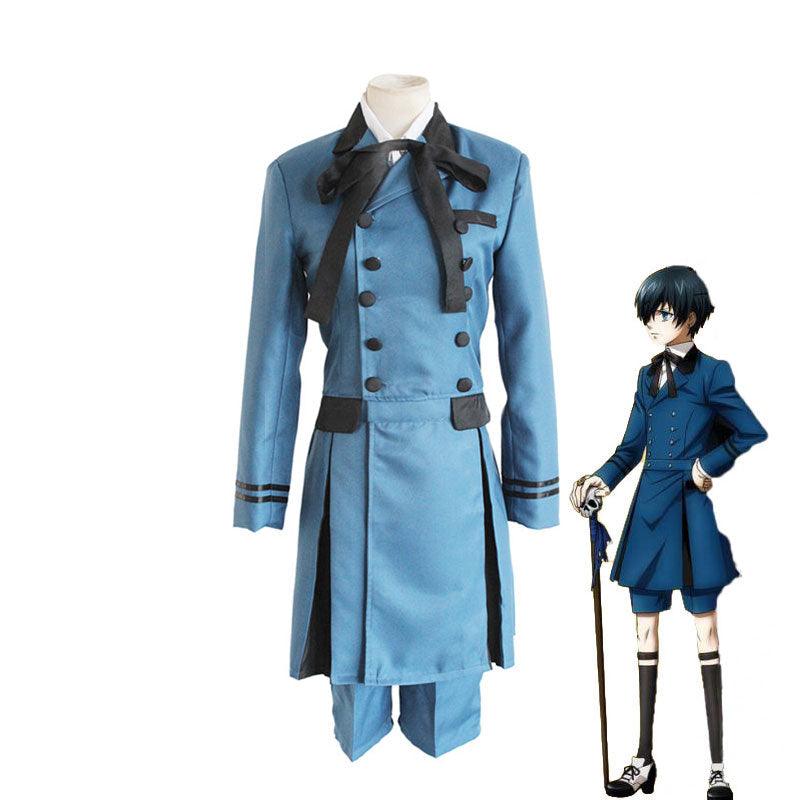 anime black butler ciel phantomhive halloween cosplay costume