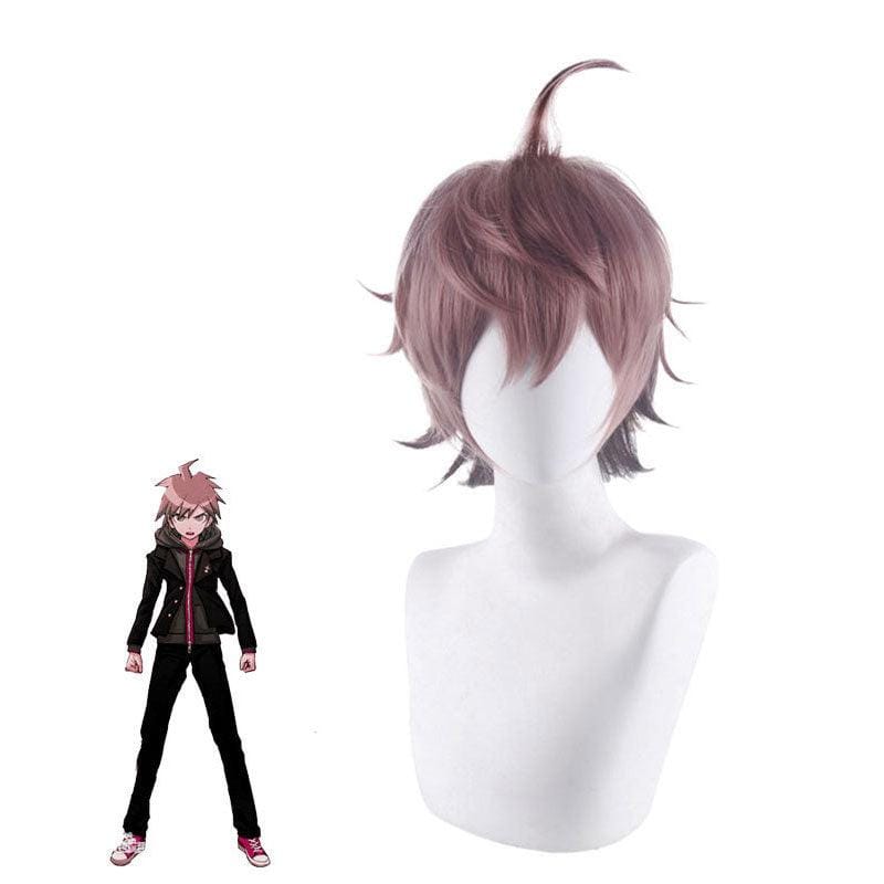 anime danganronpa trigger happy havoc makoto naegi cosplay wigs