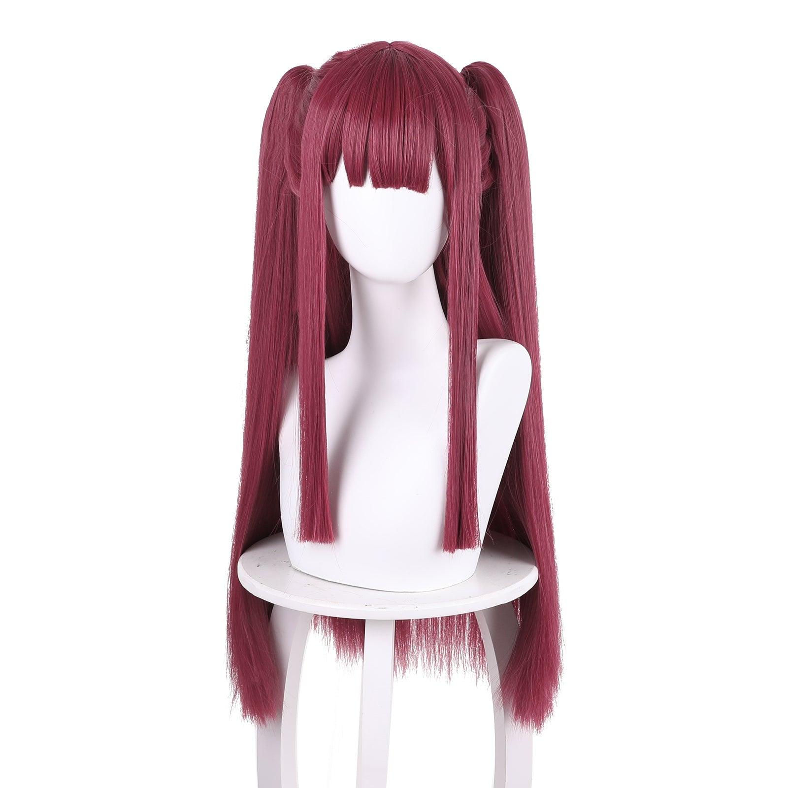 anime my dress up darling kitagawa marin red long cosplay wig 518g