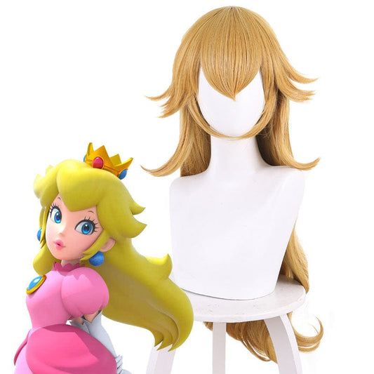 movie the super mario bros movie princess peach cosplay wigs