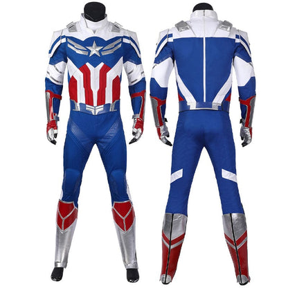 the falcon and the winter soldier sam wilson new captain america cosplay costumes