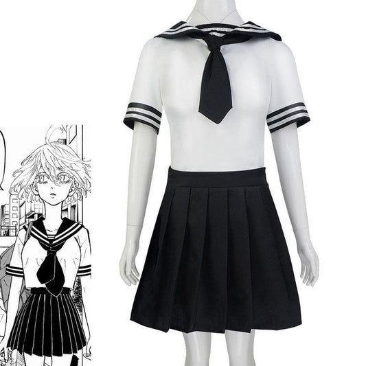 anime tokyo revengers senju kawaragi akashi jk uniform cosplay costumes