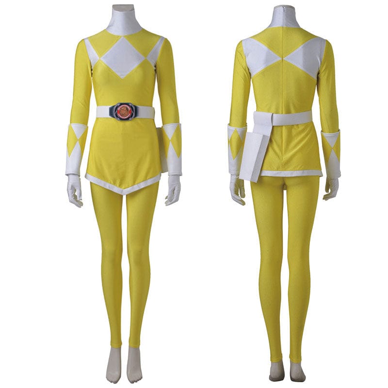 Mighty Morphin Power Rangers Trini Kwan Yellow Ranger Female Cosplay Costumes