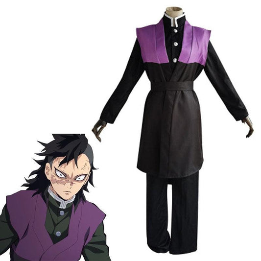 anime demon slayer kimetsu no yaiba genya shinazugawa cosplay costumes