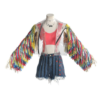 movie birds of prey harley quinn ribbon outfits cosplay costume