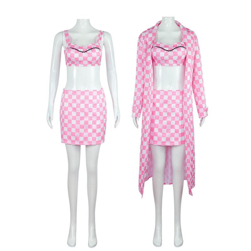 barbie movie 2023 barbie coat cosplay costumes