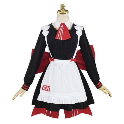 game genshin impact kfc noelle maid cosplay costumes