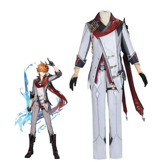 game genshin impact tartaglia fullset cosplay costumes