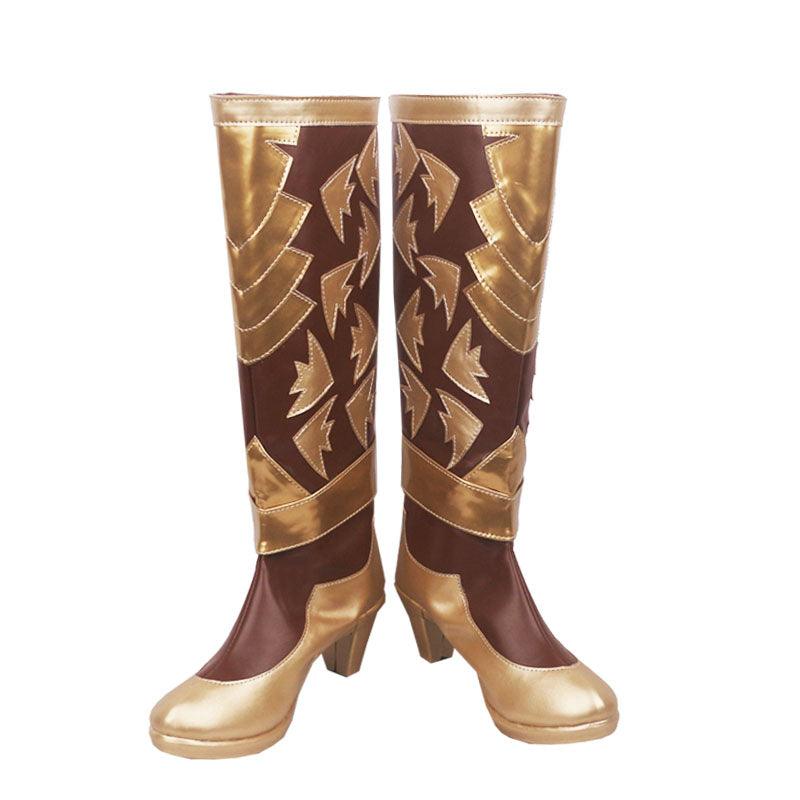 game arknights skadi the corrupting heart sublimation cosplay boots shoes