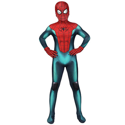 spider man 3 no way home peter parker integrated kids jumpsuit cosplay costumes