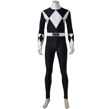 mighty morphin power rangers zack taylor black ranger cosplay costumes