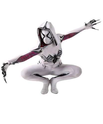 Venom Gwen Stacy Spider-man Cosplay Costume Jumpsuit Adult Bodysuit