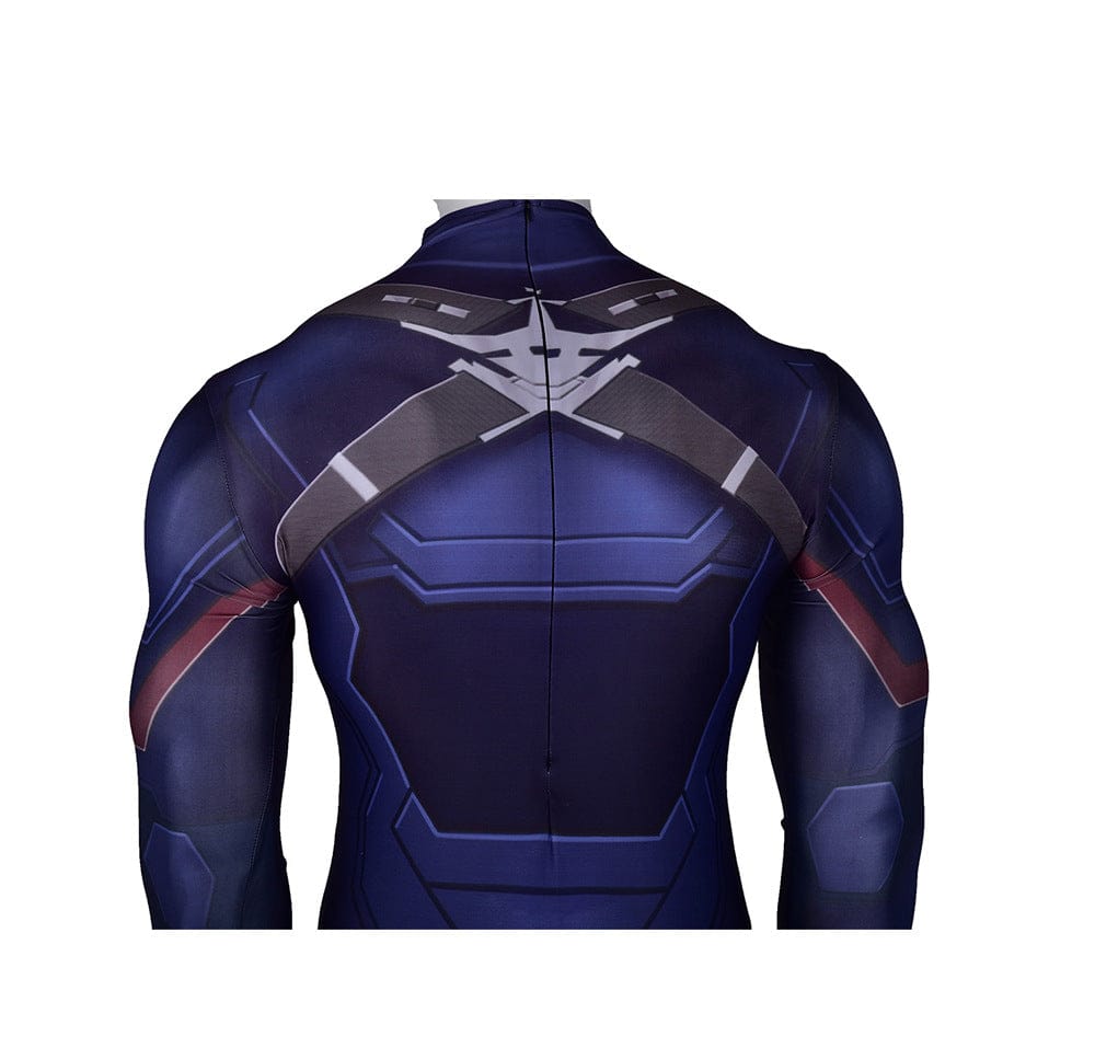 Infinity War Captain America Jumpsuits Costume Adult Halloween Bodysuit