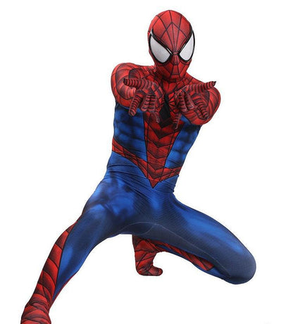 Newest Classic Spider-man Jumpsuits Cosplay Costume Adult Bodysuit