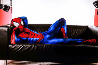 Newest Classic Spider-man Jumpsuits Cosplay Costume Adult Bodysuit