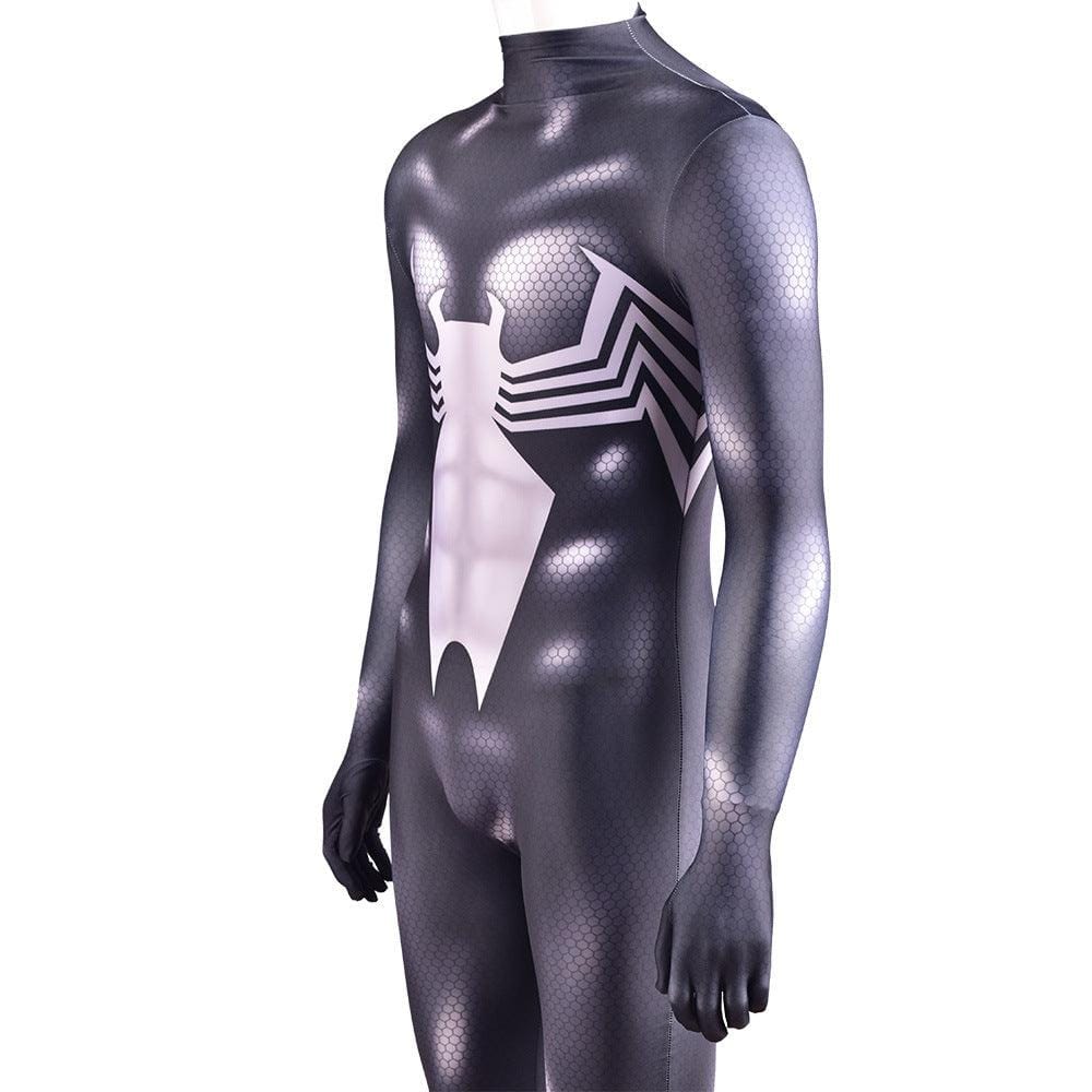 Spider-man Symbiote Jumpsuits Cosplay Costume Adult Halloween Bodysuit