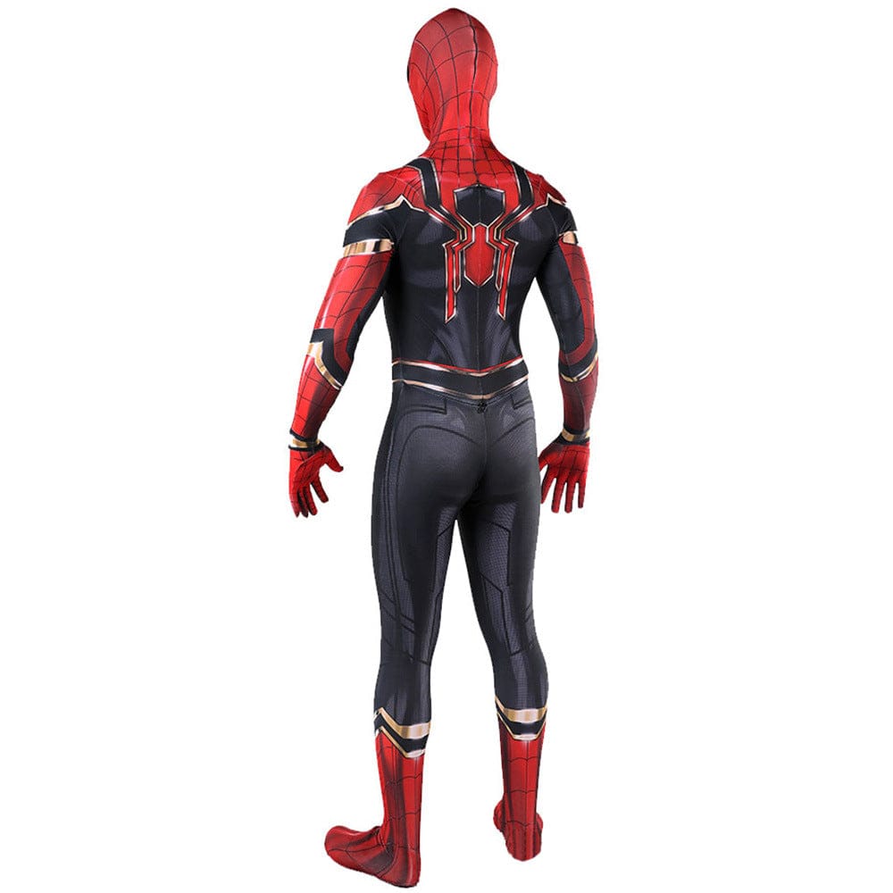 Iron Spider Spider-Man Cosplay Costume Jumpsuit Adult Bodysuit