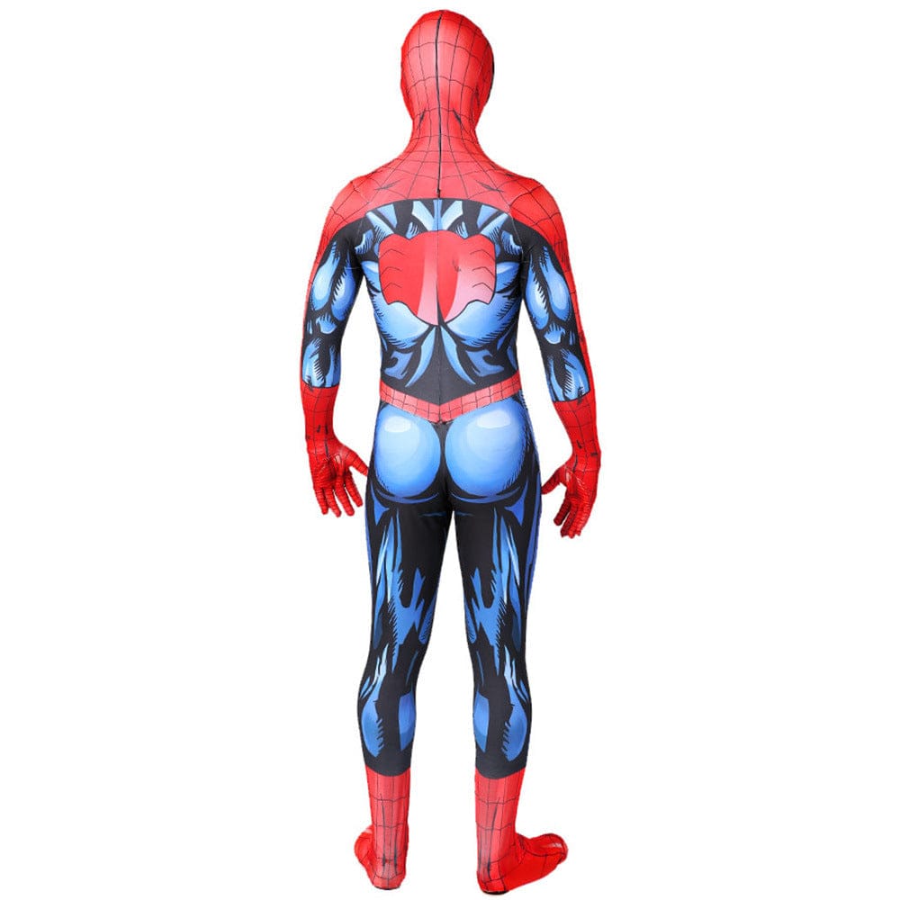 Ultimate Spider-man Comics Jumpsuit Halloween Bodysuit For Adult