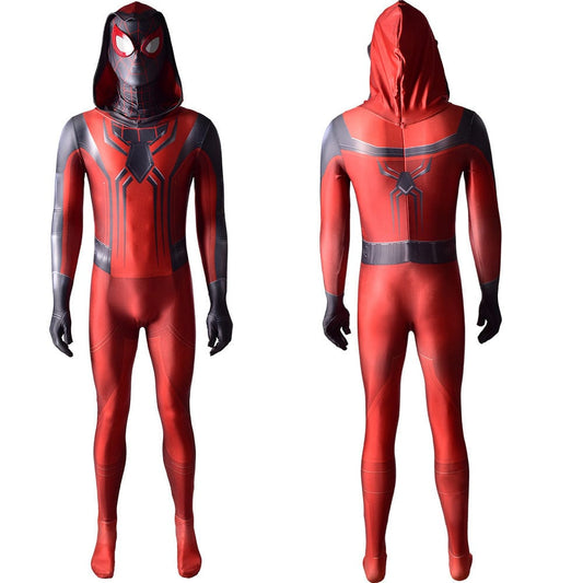 PS5 Spider-Man Crimson Cowl Jumpsuits Cosplay Costume Adult Bodysuit