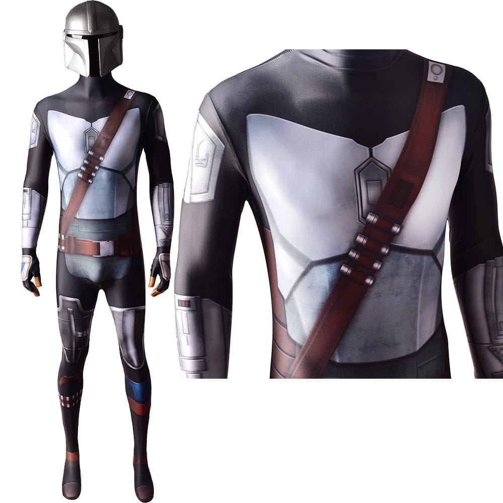 Mandalorian 2 Star Wars Jumpsuits Cosplay Costume Adult Bodysuit