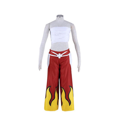 anime fairy tail erza scarlet red female cosplay costume