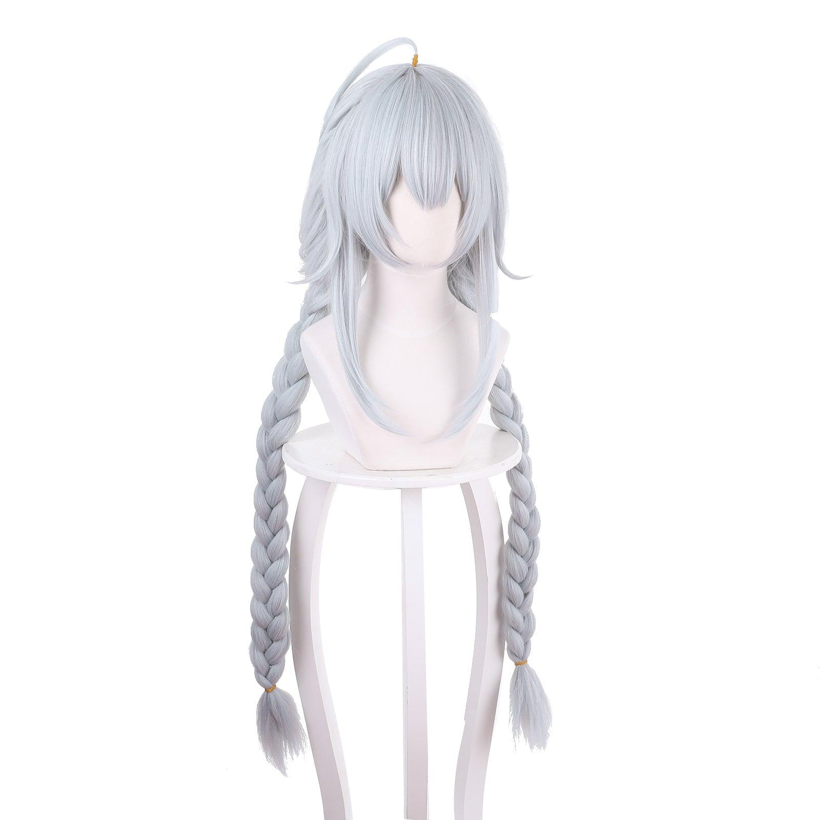 anime azur lane le malin white long cosplay wig 472d