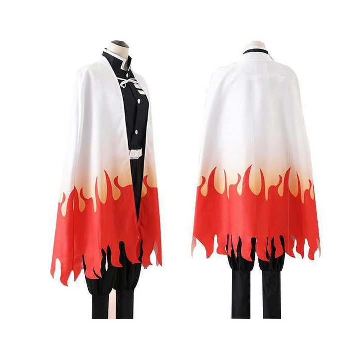 anime demon slayer rengoku kyoujurou male uniform cosplay costumes